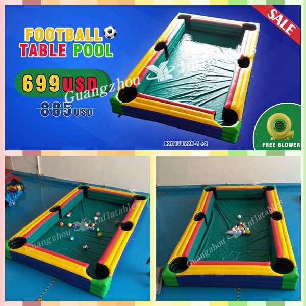 Factory football table pool promotions 699 usd