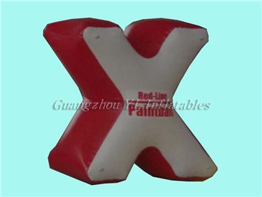 X shape inflatable paintball bunker sport games