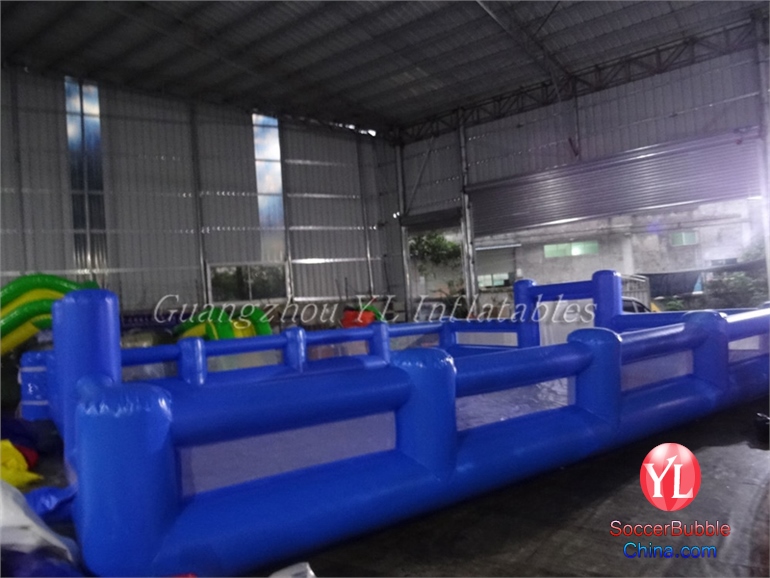 new pvc tarpaulin inflatable soccer ball field for sale