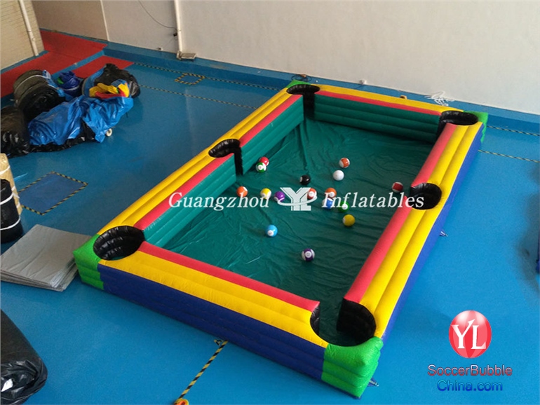 inflatable huamn snooker