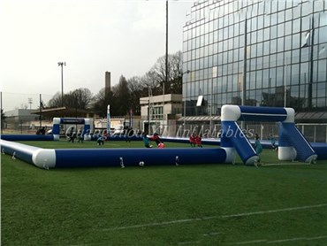 inflatable football court,airtight inflatable soap soccer field