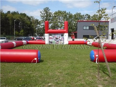 Inflatable playground football field