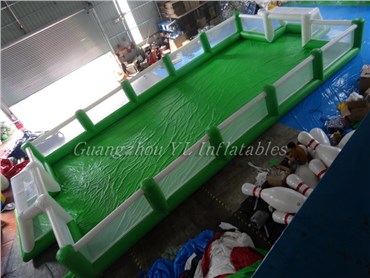 HOT!!! Durable crazy soccer bubble field inflatable soap football field