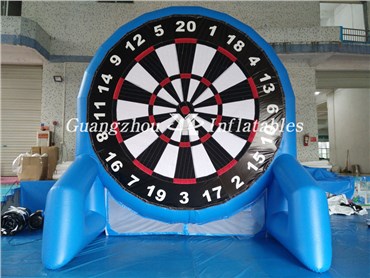 Inflatable Blue Soccer Dart,Soccer Shooting Target Games
