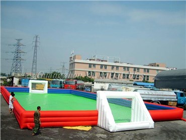 Large size inflatable bubble soccer field