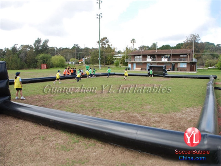 inflatable bumper ball field
