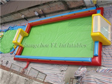 Hot-selling top quality inflatable soap football field