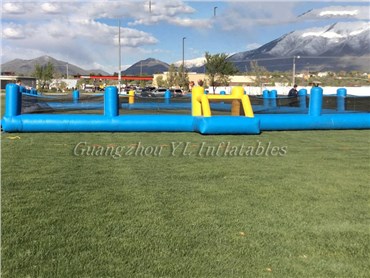 cheap football game field outdoor inflatable soccer arena
